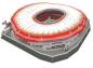 Preview: Atletico Madrid Wanda Metropolitano 3D Stadion Puzzle mit LED Licht