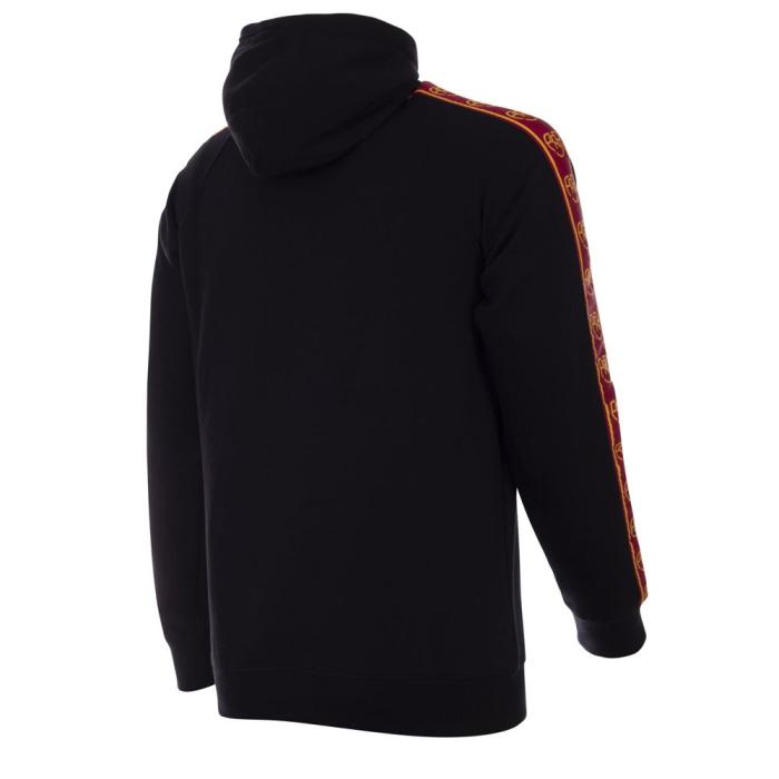 Preview: AS Roma Black Taper Hooded Sweater