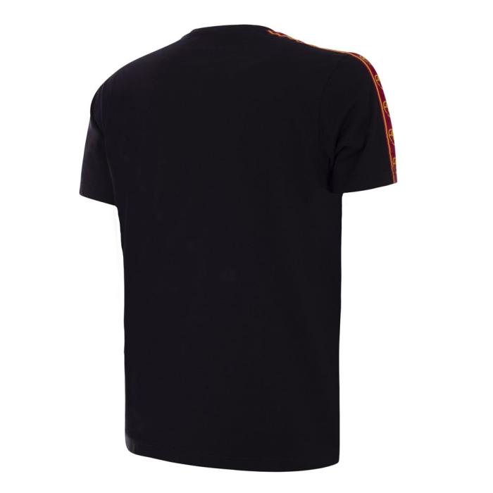 Preview: AS Roma Black Taper T-Shirt
