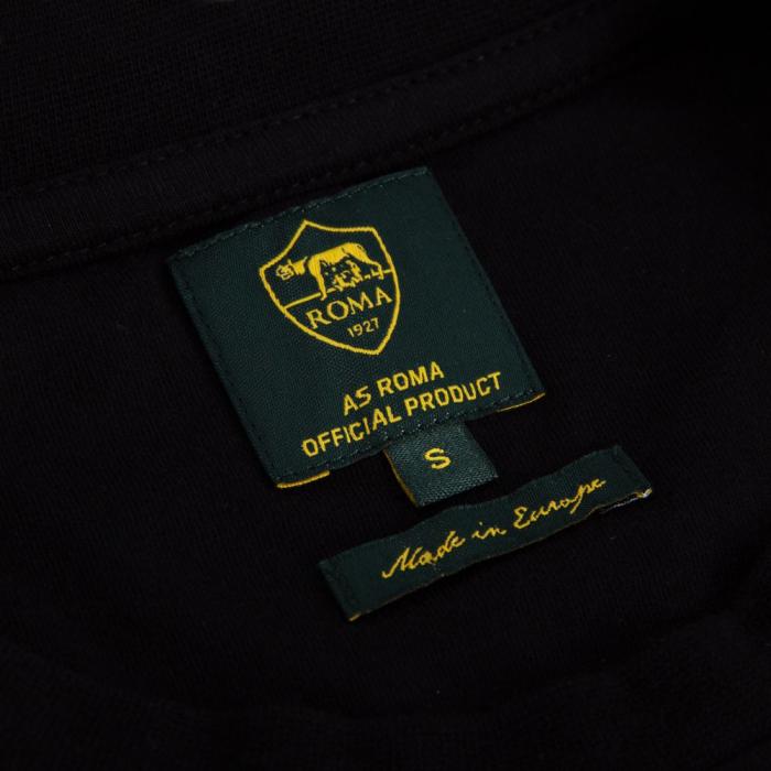 Preview: AS Roma Black Taper T-Shirt