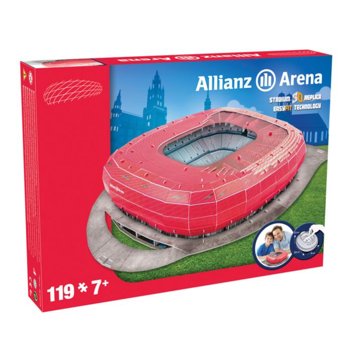 Preview: Bayern München Allianz Arena 3D Stadion Puzzle