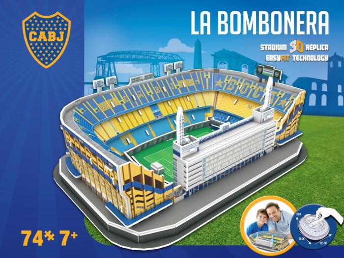 Preview: Boca Juniors La Bombonera 3D Stadion Puzzle