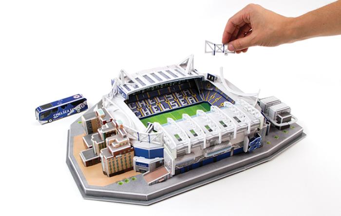 Preview: FC Chelsea Stamford Bridge 3D Stadion Puzzle