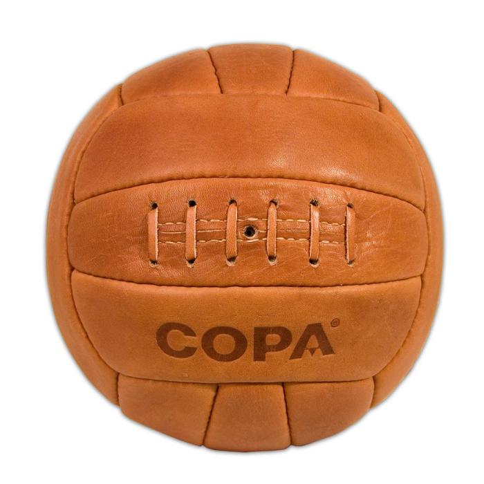 COPA Classic Retro Ball 1950 | Retro Lederfussball 1950 braun
