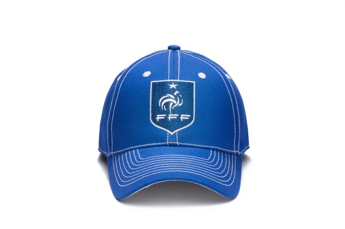 Preview: Frankreich FFF Cap Mütze stripe
