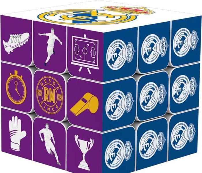 Preview: Real Madrid Rubik's Cube Zauberwürfel | Real Madrid Rubik Würfel