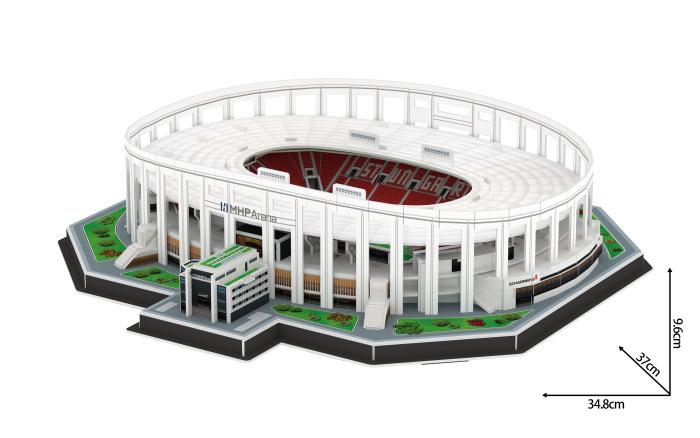 Preview: VfB Stuttgart Stadion MHP Arena 3D Puzzle