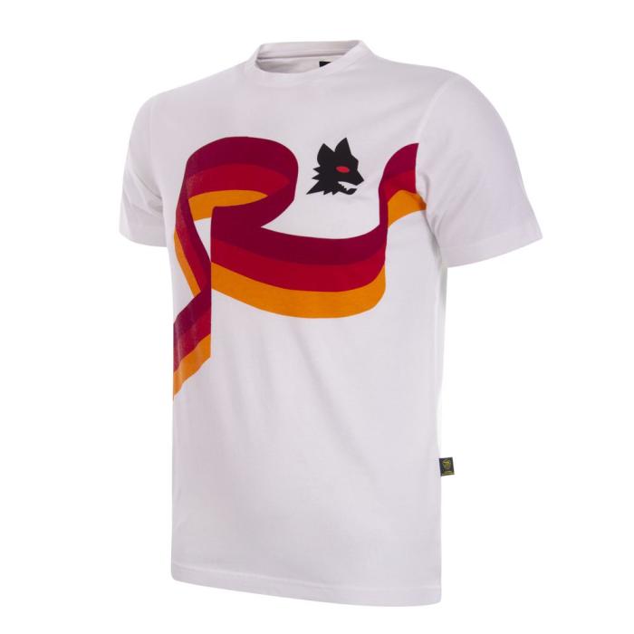 AS Roma Graphic Tee Bianca T-Shirt