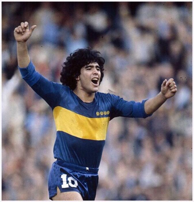Maradona Boca Juniors 1981/82 Hommage Trikot