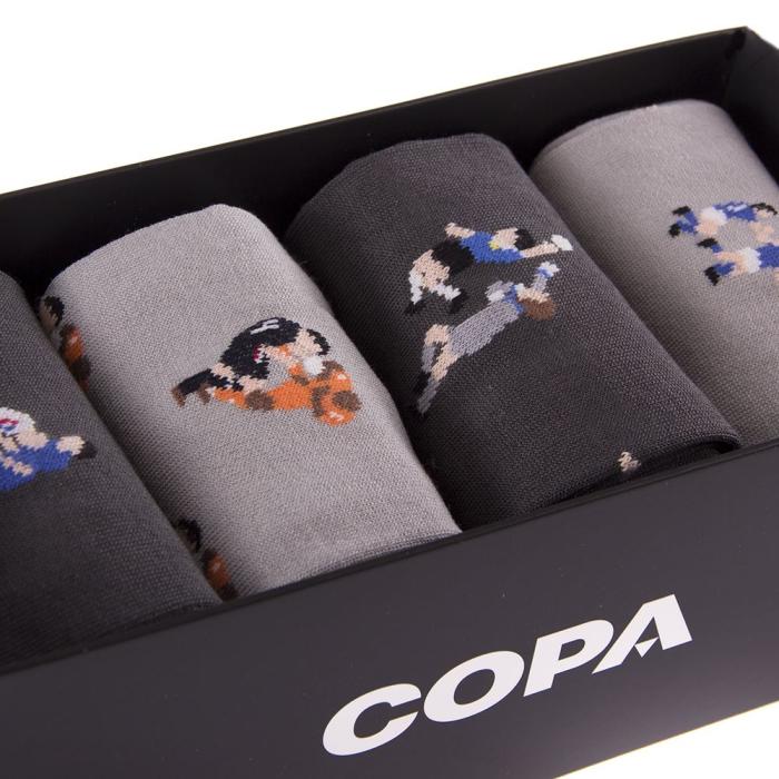WM Moments Socken Box Set mit Maradona, Zidane, Rossi